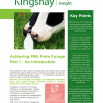 Achieving Milk From Forage Part 1 – An Introduction