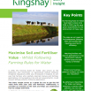 Maximise Soil and Fertiliser Value - Whilst Following Farming Rules for Water