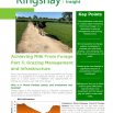 Achieving Milk From Forage Part 3: Grazing Management and Infrastructure Dairy Insight
